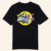 Poppy Playtime Merch Smiling Critters Black T-Shirt Unique Gifts For Husband - Lily Birch Market