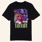 Poppy Playtime Merch Yarnaby Lounging Portrait Black T-Shirt Best Gifts For Him - Lily Birch Market