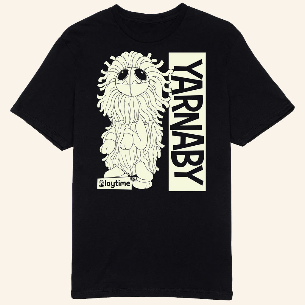 Poppy Playtime Merch Yarnaby Sitting Black T-Shirt Great Gifts For Friends - Lily Birch Market