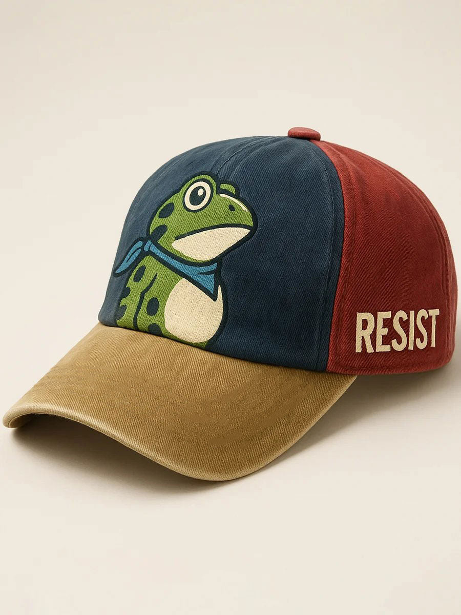 Portland Frog Resist Hat 8647 Hat Portland Frog Against ICE Merch Dad Gifts - Lilybirchmarket