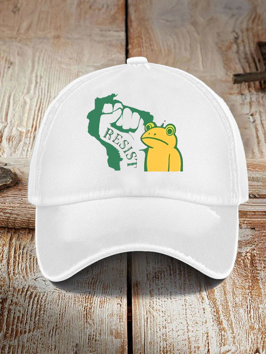 Portland Frog Resist Hat Anti Fascism Frog Hat No'Kings Merch Gifts For Him Her - Lilybirchmarket