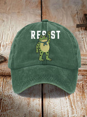 Portland Frog Resist Hat Anti ICE Frog Hat 8647 Cap Gifts for Liberal Friends - Lilybirchmarket