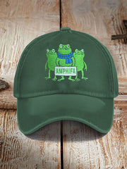 Portland Frog Resist Hat Embroidered Anti Fascism Frog Hat Resist Merch Gifts For Friends - Lilybirchmarket