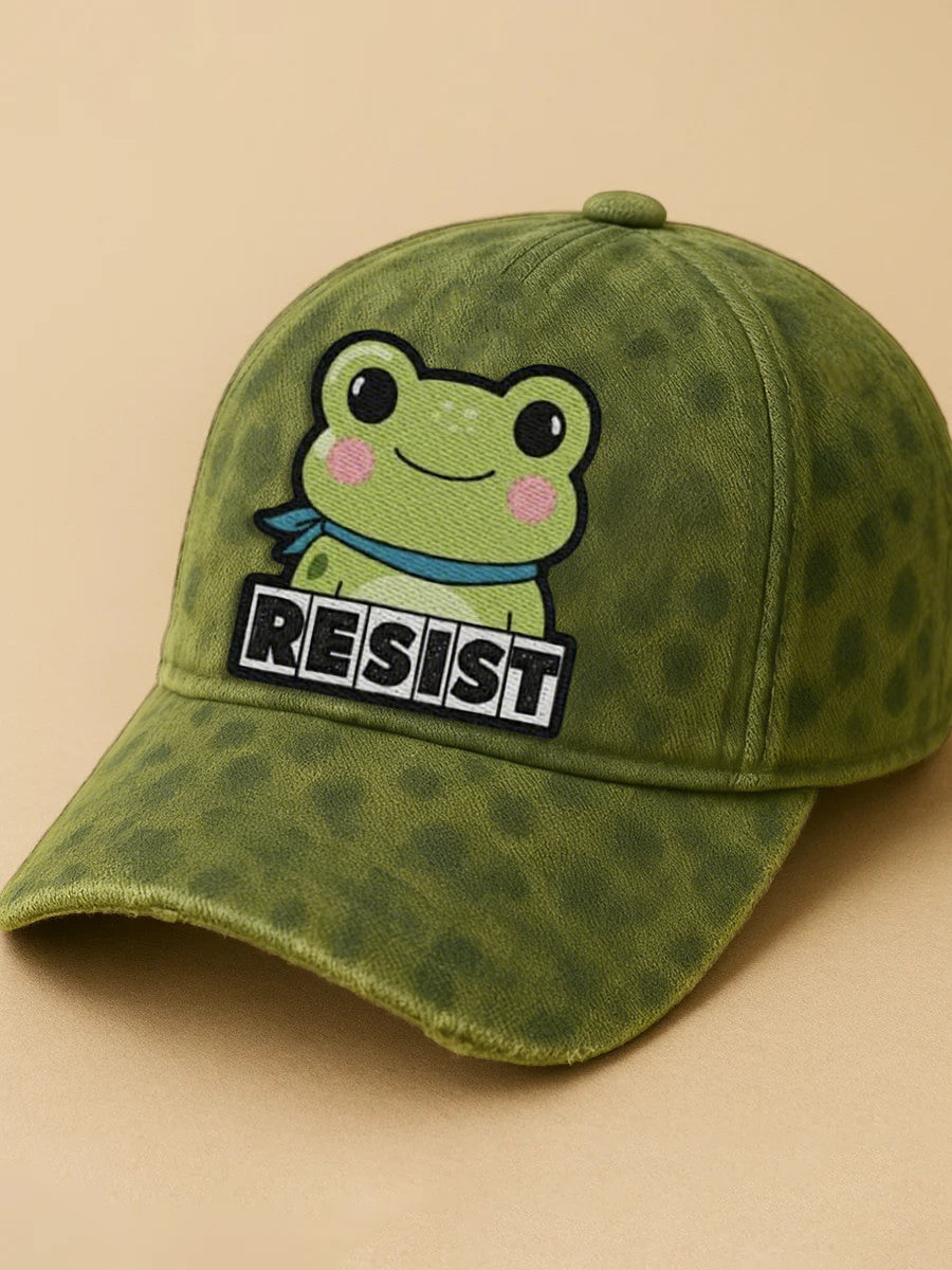 Portland Frog Resist Hat No Kings 8647 Leopard Hat Pro Democracy Merch Gifts For Wife - Lilybirchmarket