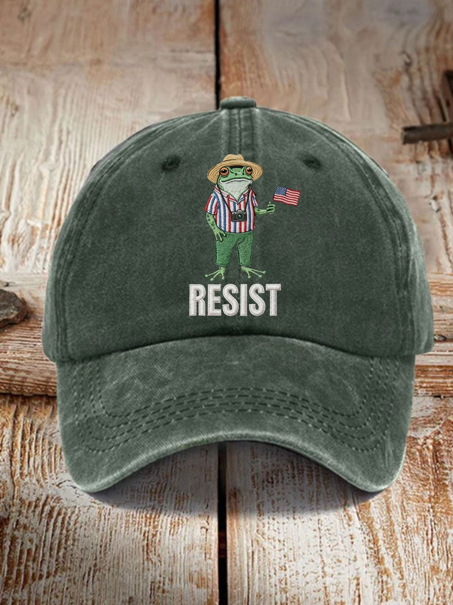 Portland Frog Resist Hat No Kings Hat Portland Frog Merch Gifts for Democracy Supporters - Lilybirchmarket