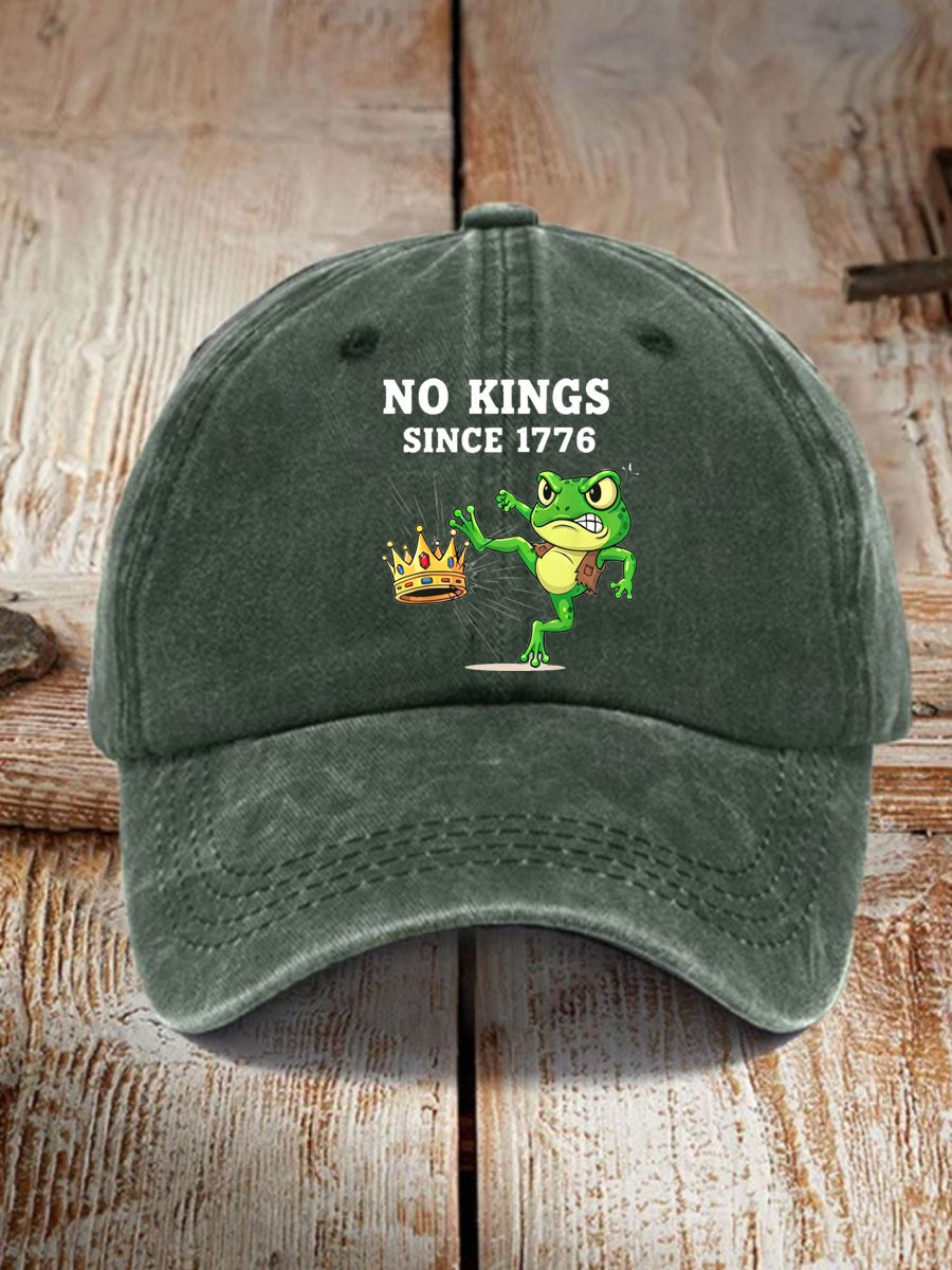Portland Frog Resist Hat No Kings Since 1776 Hat Portland Frog Merch Gifts for Democracy - Lilybirchmarket
