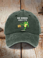 Portland Frog Resist Hat No Kings Since 1776 Hat Portland Frog Merch Gifts for Democracy - Lilybirchmarket