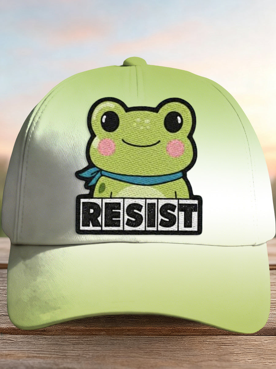 Portland Frog Resist Hat Resort FDT Polish Frog Hat Anti Fascism Merch Gifts For Democracy - Lilybirchmarket