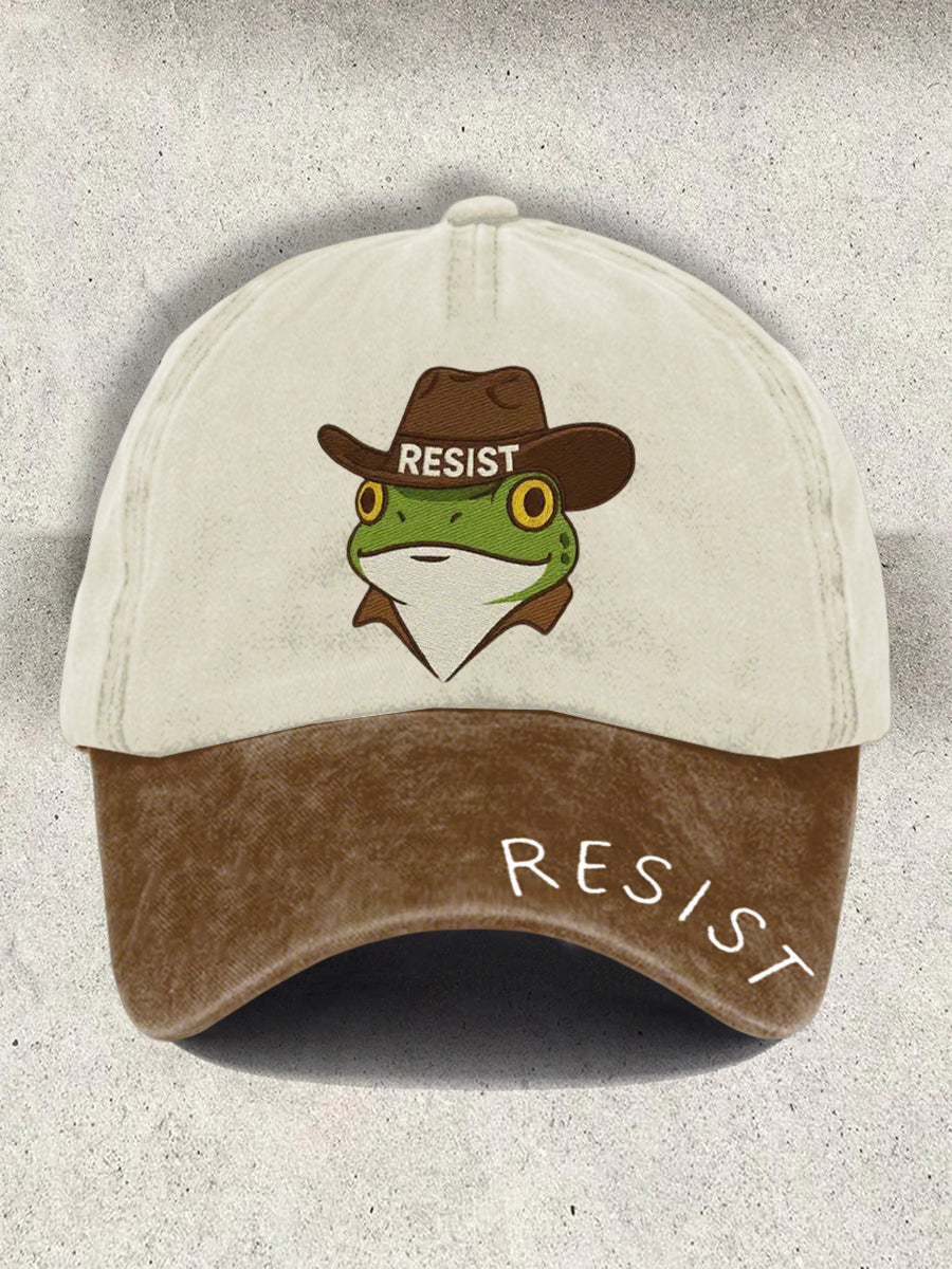 Portland Frog Resist Hat Resort FDT Polish Frog Hat Resist Merch Gifts For Democracy Supporters - Lilybirchmarket