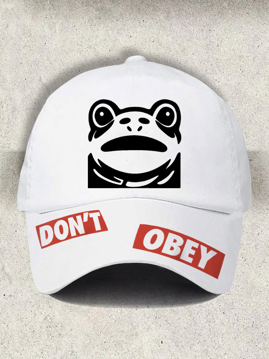 Portland Frog Resist Hat Resort Polish Frog Don't Obey Hat Anti Fascism Merch Gifts For Dad - Lilybirchmarket