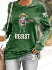 Portland Frog Resist Sweatshirt No Kings Merch No Kings In America Merch Gifts For Mom - Lilybirchmarket