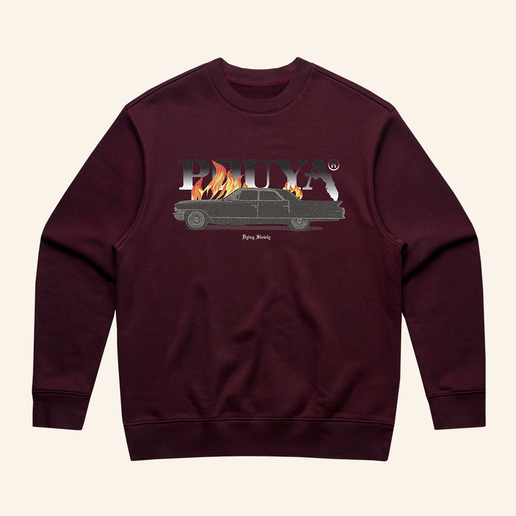 Pouya Merch Dying Slowly Crewneck Sweatshirt Christmas Gifts For Him - Lilybirchmarket