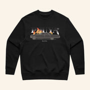 Pouya Merch Dying Slowly Crewneck Sweatshirt Gift Ideas For Son - Lilybirchmarket