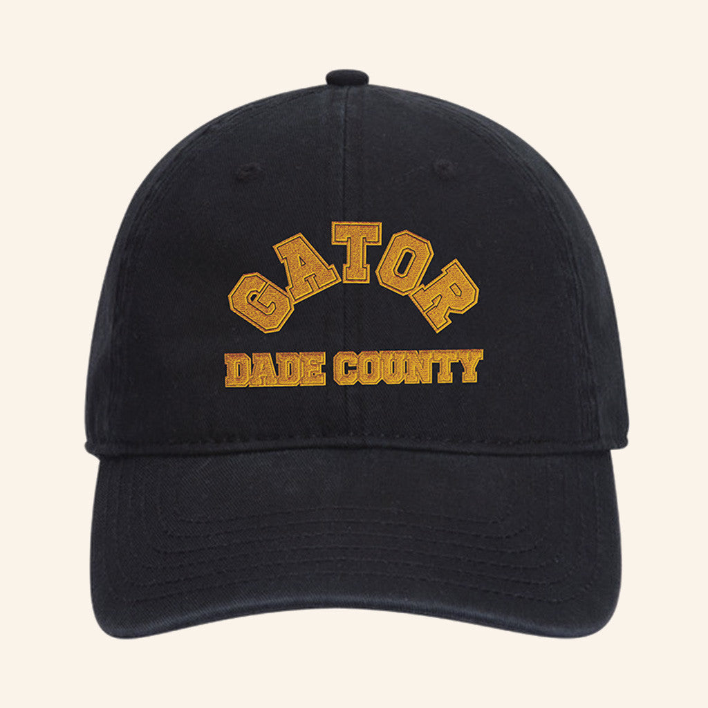 Pouya Merch Embroidered Gator Dade County Dad Hat Christmas Gifts For Husband - Lilybirchmarket