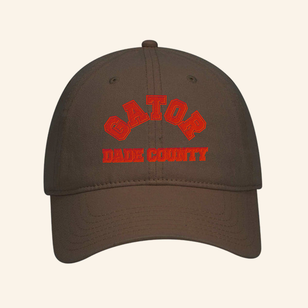 Pouya Merch Embroidered Gator Dade County Hat Birthday Gift For Husband - Lilybirchmarket