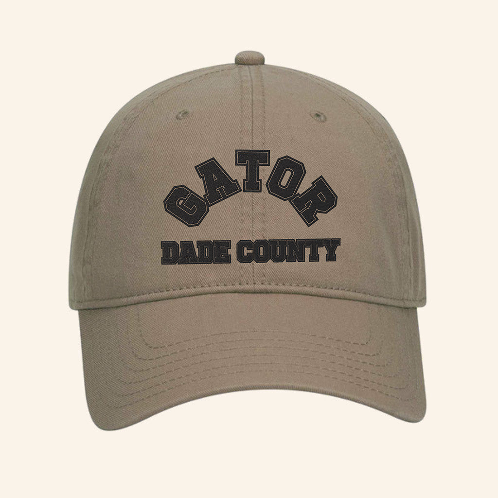 Pouya Merch Gator Dade County Hat Embroidered Gift For Father - Lilybirchmarket
