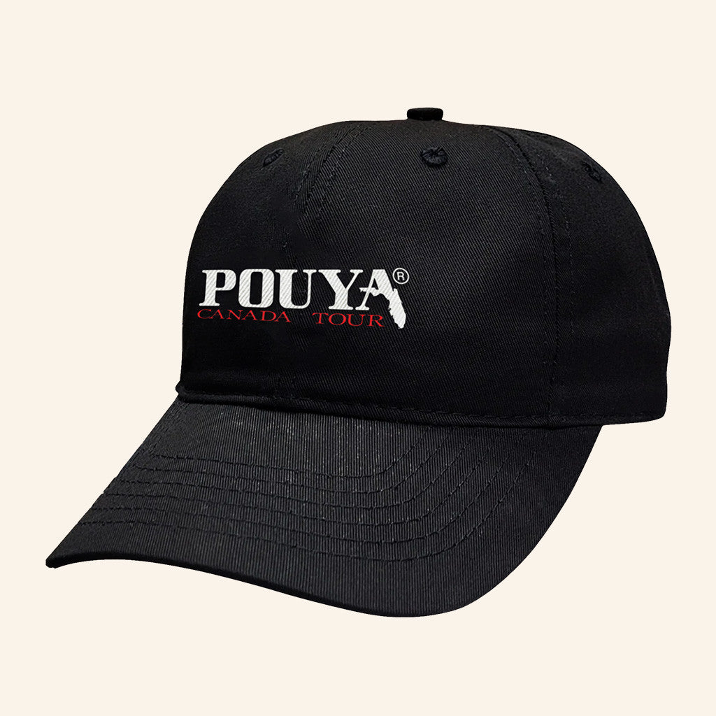 Pouya Merch POUYA Canada Tour Embroidered Hat Birthday Presents For Father - Lilybirchmarket