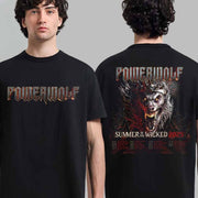 Powerwolf Summer Of The Wicked 2025 Tour Dates List T-Shirt Gifts For Band Fans - Lily Birch Market