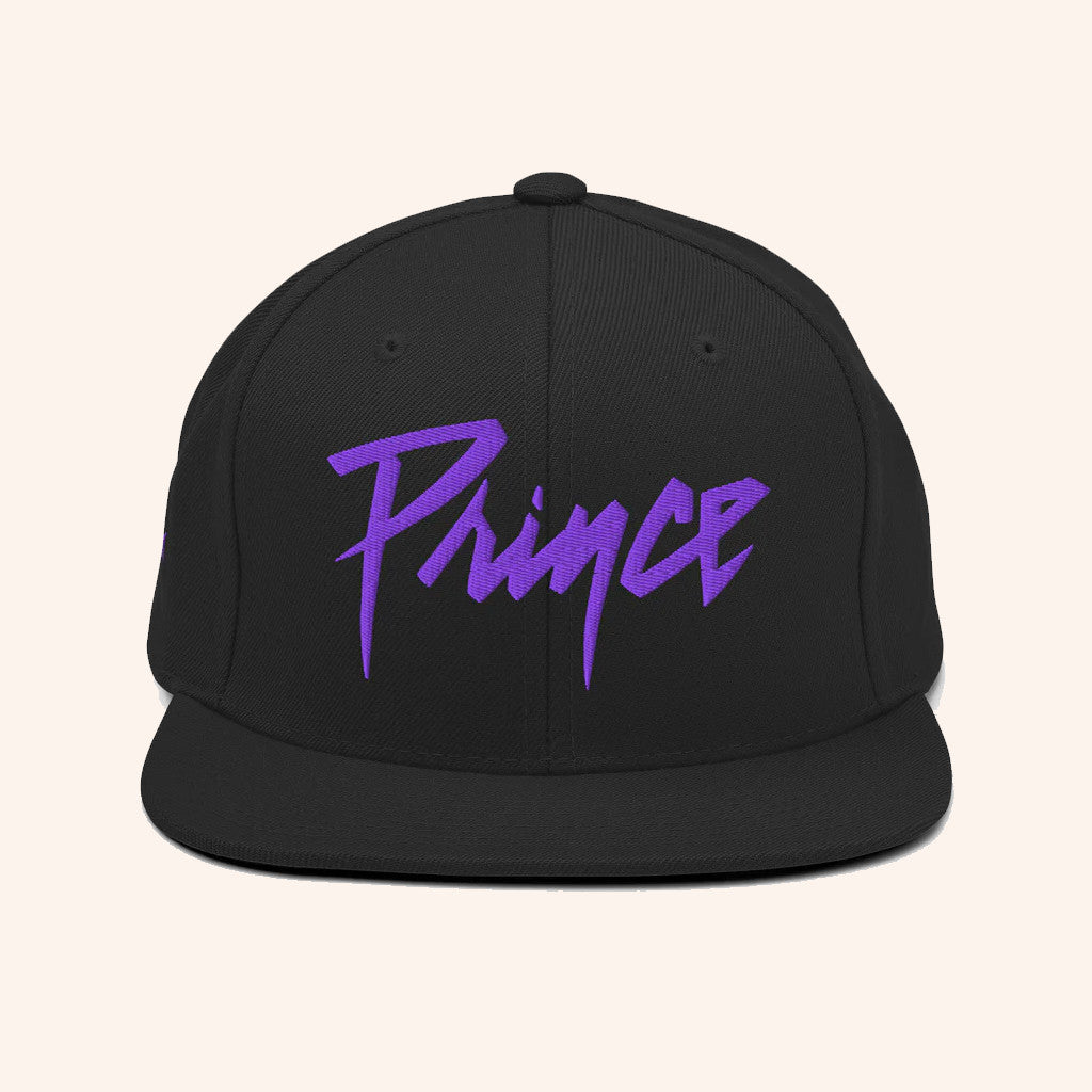 Prince Merch Prince Logo Snapback Hat Embroidered Best Gifts For Sister - Lilybirchmarket