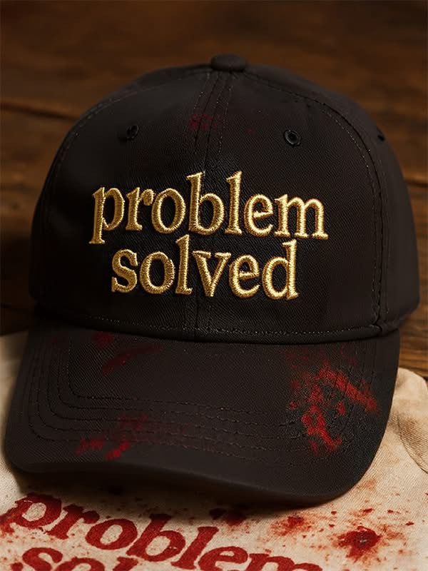 Problem Solved Hat Horror Scary Hat Best Gifts For Halloween - Lilybirchmarket