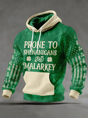Prone To Shenanigans And Malarkey Hoodie St Patrick's Day Clothing Gifts For Boyfriend - Lilybirchmarket