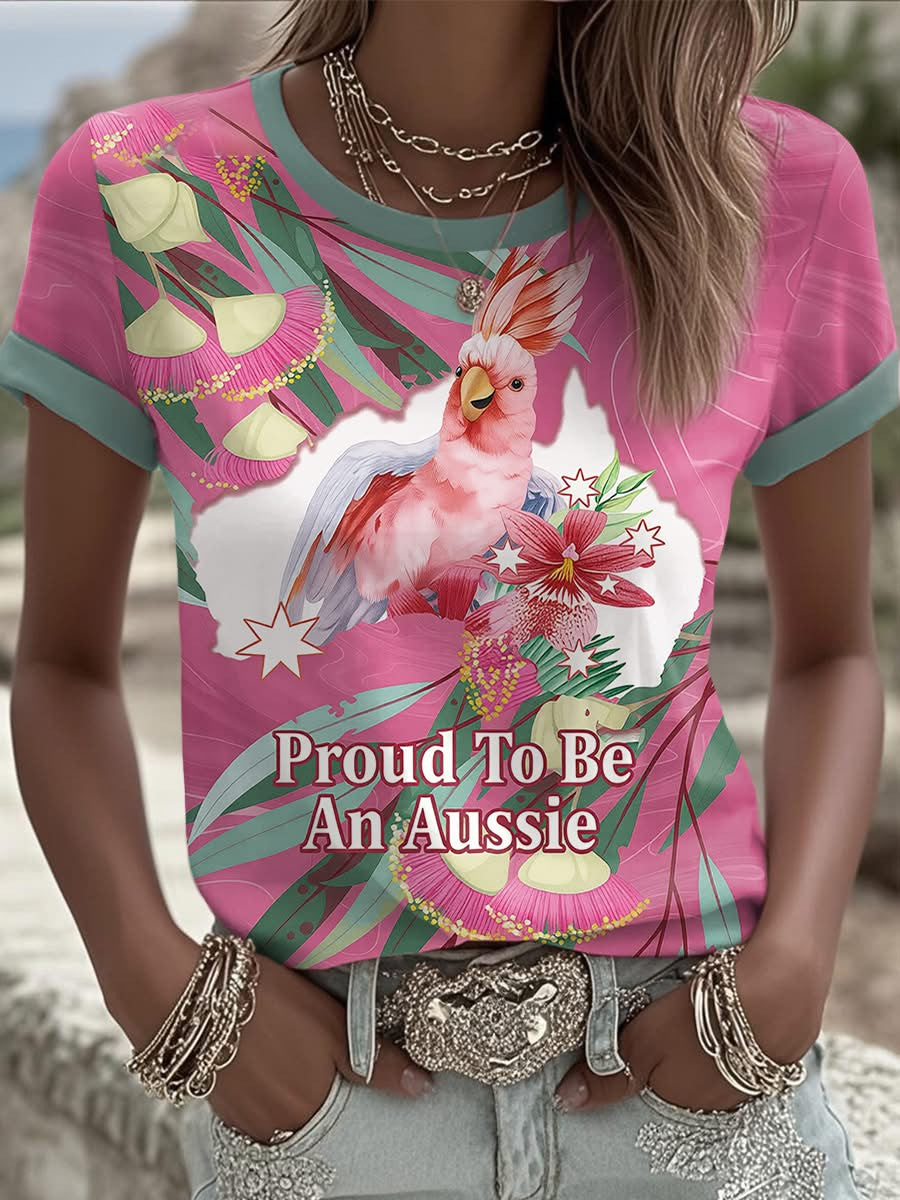 Proud To Be An Aussie Shirt Australia Day T-Shirt Gifts For Mom - Lily Birch Market