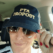 PTA Dropout Trucker Hat Embroidered Hat Gift Idea for Mom Relaxed Fit Cap - Lilybirchmarket