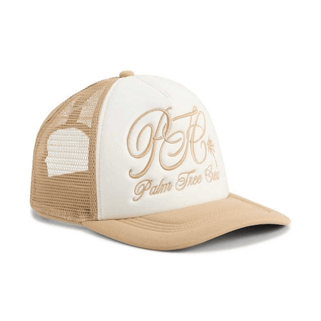 PTC Trucker Hat Palm Tree Crew Summer Gift for Friends Cool Outdoor Hat - Lilybirchmarket