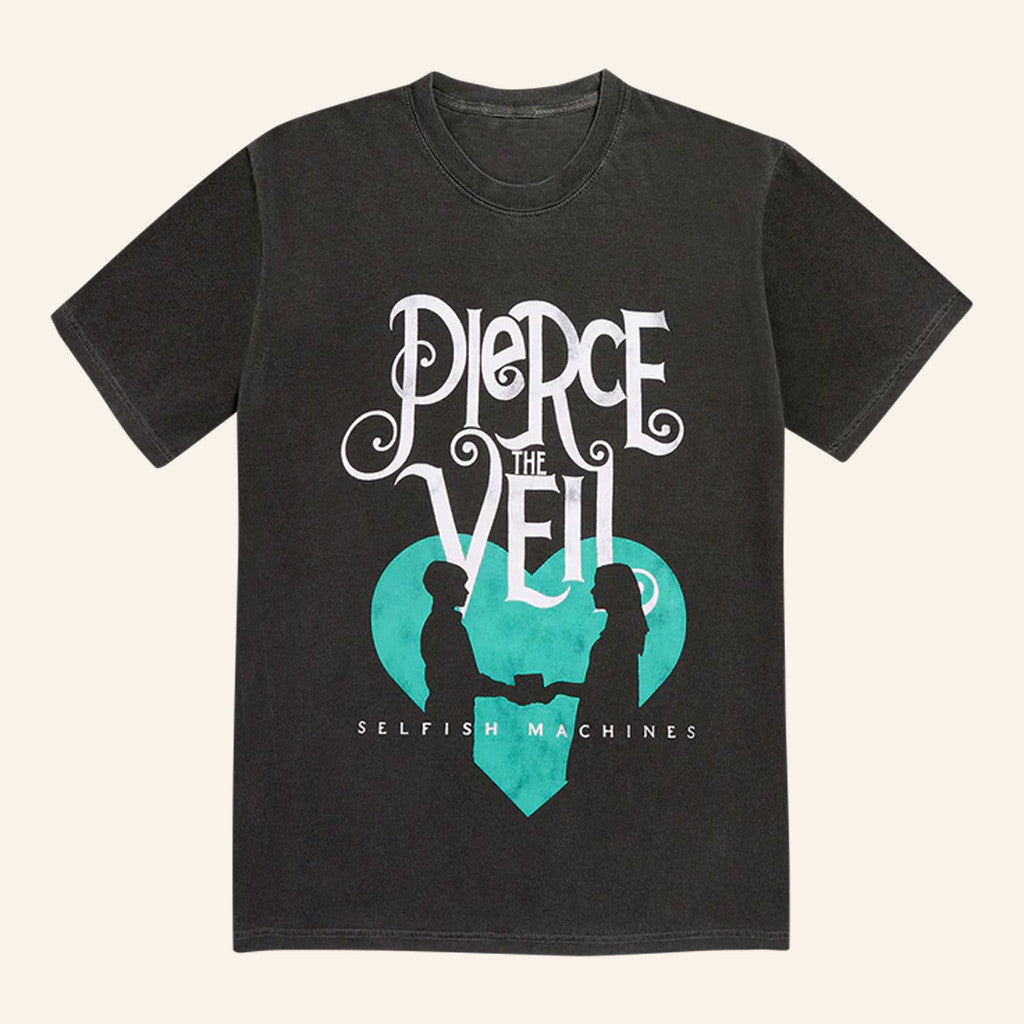 PTV Merch Selfish Machines Logo Heart Stack T-Shirt Pierce The Devil Shirt Gift For Fans - Lily Birch Market