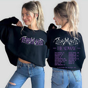 Purple Kiss Sweatshirt, Purple Kiss HeadWay Tour in US Shirt, Purple Kiss Headway Tshirt, - Lilybirchmarket