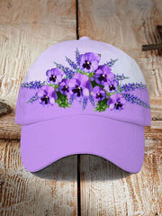 Purple Poppy Hat Womens Patriotic Hat Mother's Day Gifts For Mom Wife - Lilybirchmarket
