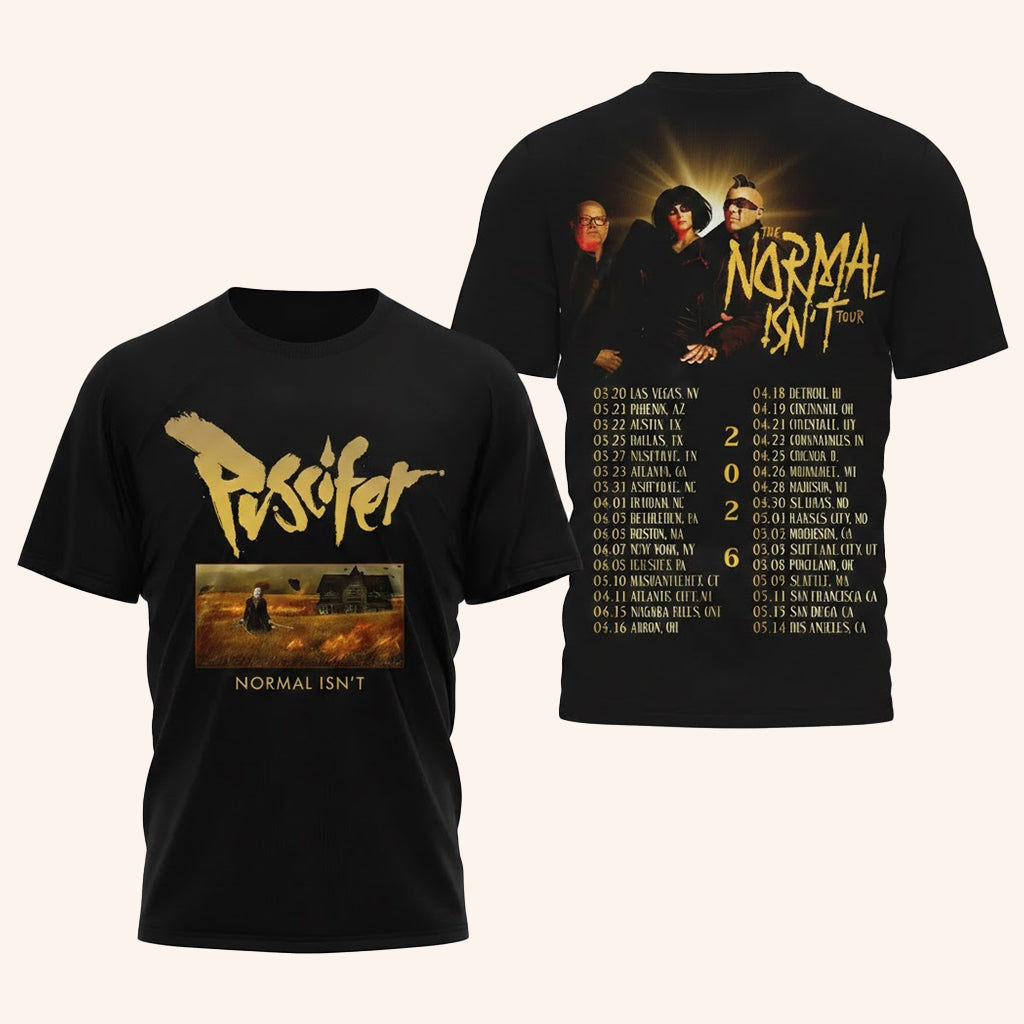 Puscifer Merch The Normal Isn't Tour 2026 Shirt Gift For Rock Band Fan - Lily Birch Market