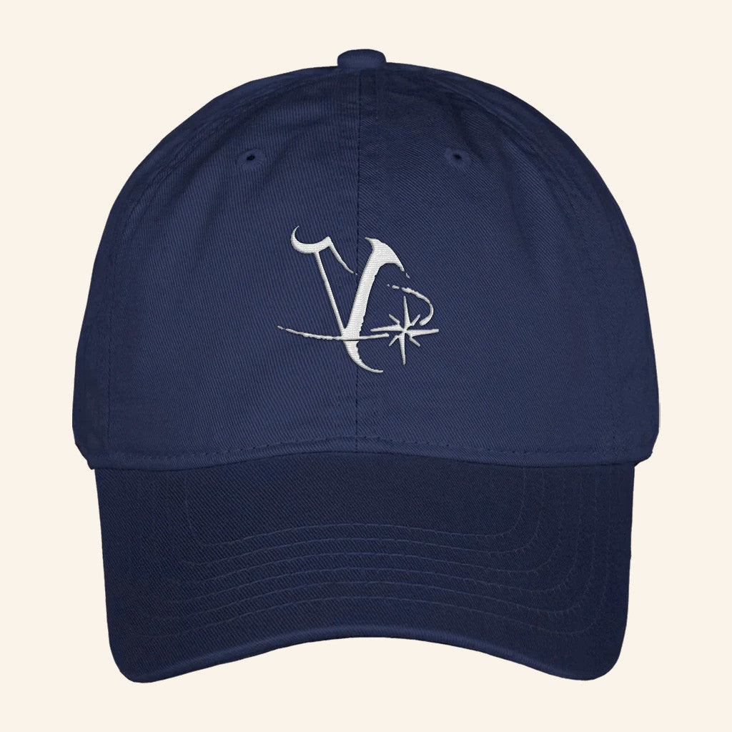 Quadeca Merch Quadeca Vanisher Embroidered Navy Hat Gifts For Father - Lilybirchmarket