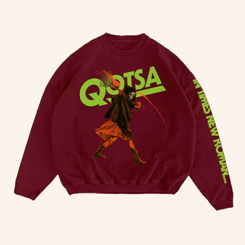 Queens Of The Stone Age Merch Witch Rake Slash Sweatshirt Halloween Gift For Sister - Lilybirchmarket