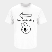 Rabbit I'm With Silly T-Shirt Gift Suggestions For Valentine'S Day - Lily Birch Market