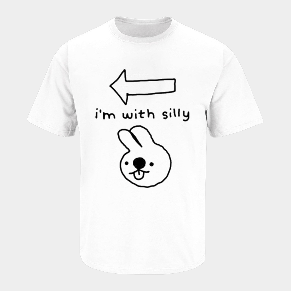 Rabbit I'm With Silly T-Shirt Gift Suggestions For Valentine'S Day - Lily Birch Market