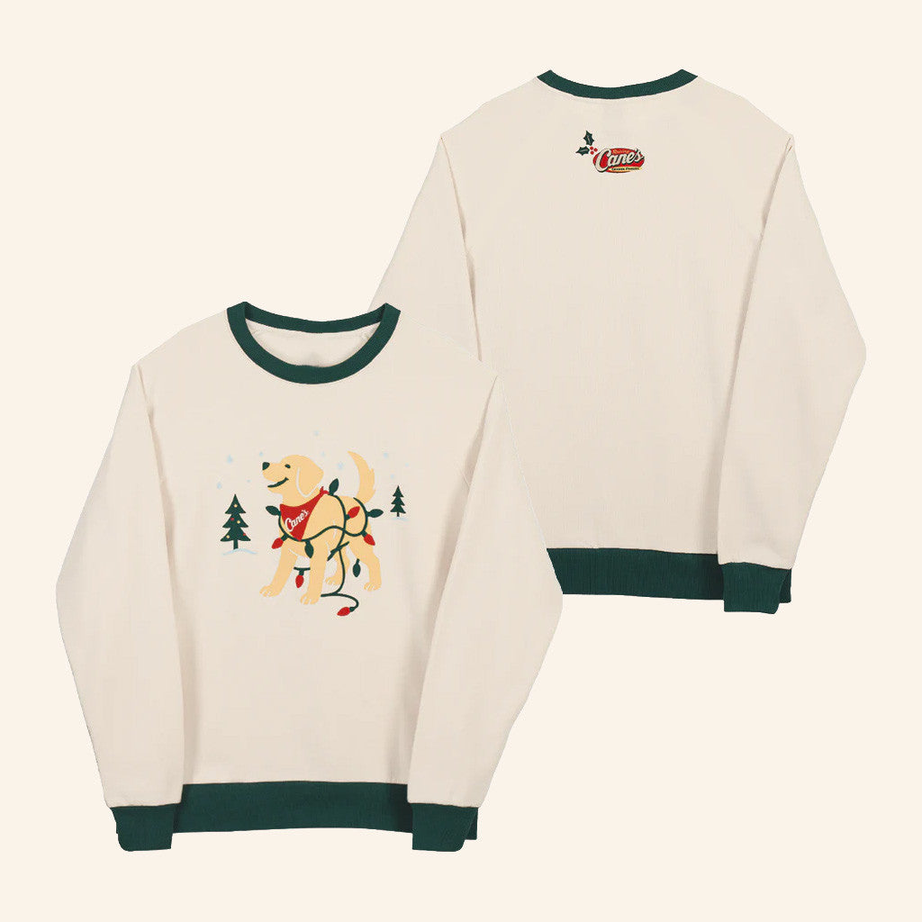 Raising Canes Merch Dreaming Of A Raising Cane's Holiday Sweatshirt Christmas Gifts For Her - Lilybirchmarket
