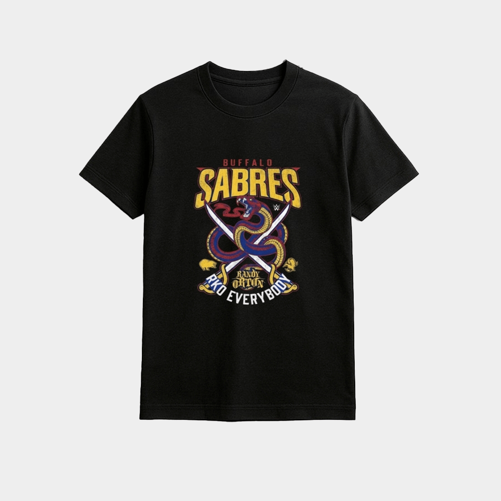 Randy Orton Sabres Shirt Randy Orton Buffalo Sabres T-Shirt Present For Husband - Lily Birch Market