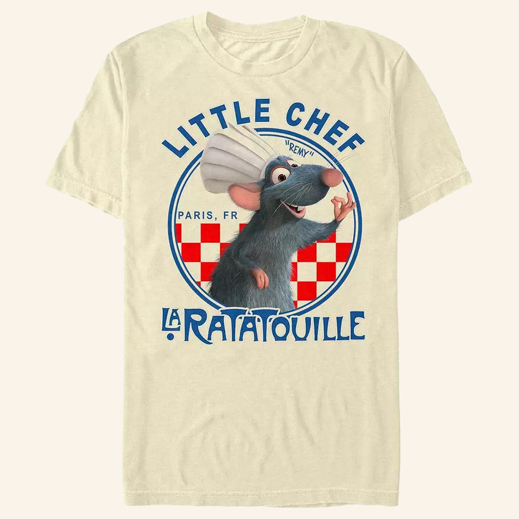 Ratatouille Merch D Pixar La Ratatouille Remy Little Chef T-Shirt Remy The Rat Merch Gifts - Lily Birch Market