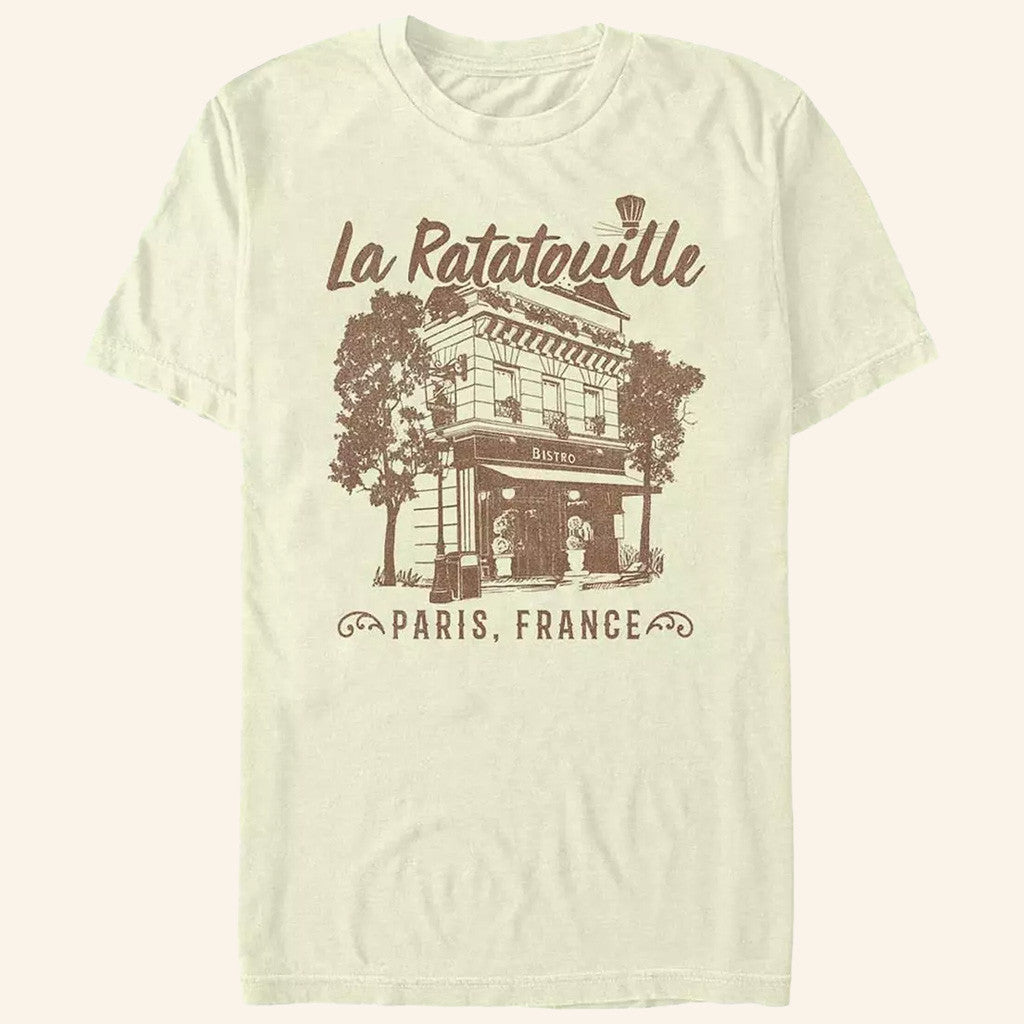 Ratatouille Merch La Ratatouille Cafe Paris France T-Shirt Gifts For Her - Lily Birch Market