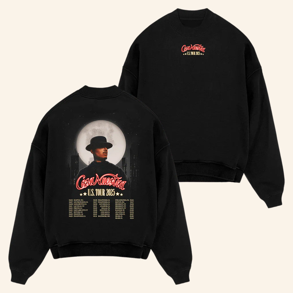 Rauw Alejandro Merch Cosa Nuestra World Tour Sweatshirt Christmas Gift Ideas For Him - Lilybirchmarket