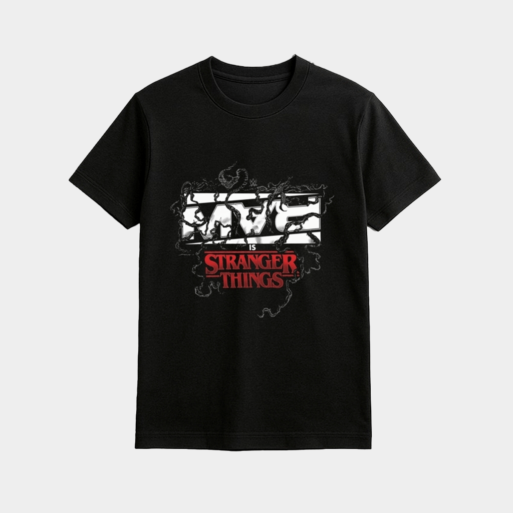 Raw WWE Stranger Things Shirt Fan Merch Birthday Present For Husband - Lily Birch Market