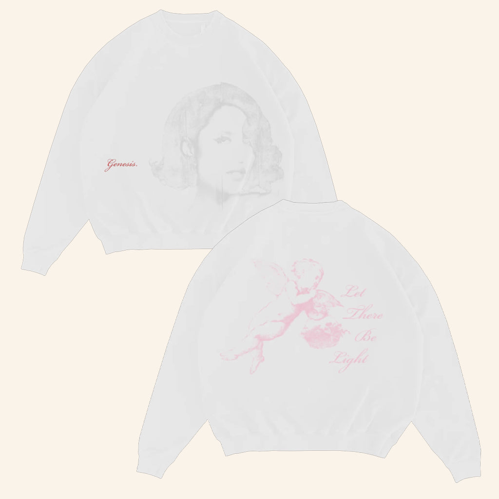 Raye Merch Genesis Faded Let There Be Light Sweatshirt Christmas Presents For Music Lovers - Lilybirchmarket