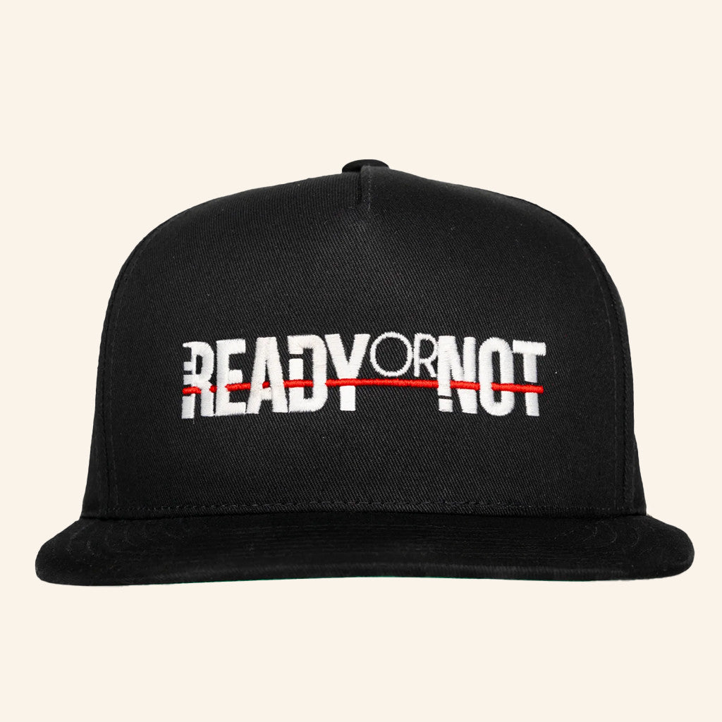 Ready Or Not Merch Ready Or Not Logo Embroidered Snapback Hat Gifts For Brothers - Lilybirchmarket