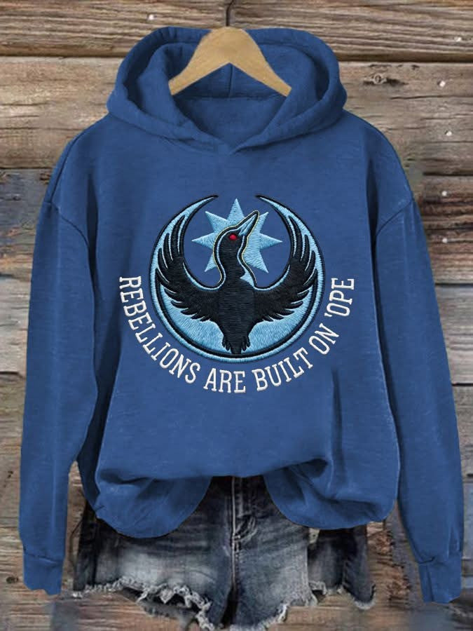 Rebellions Are Built On Ope Hoodie Minnesota Rebel Alliance Protest Clothing Women's - Lilybirchmarket