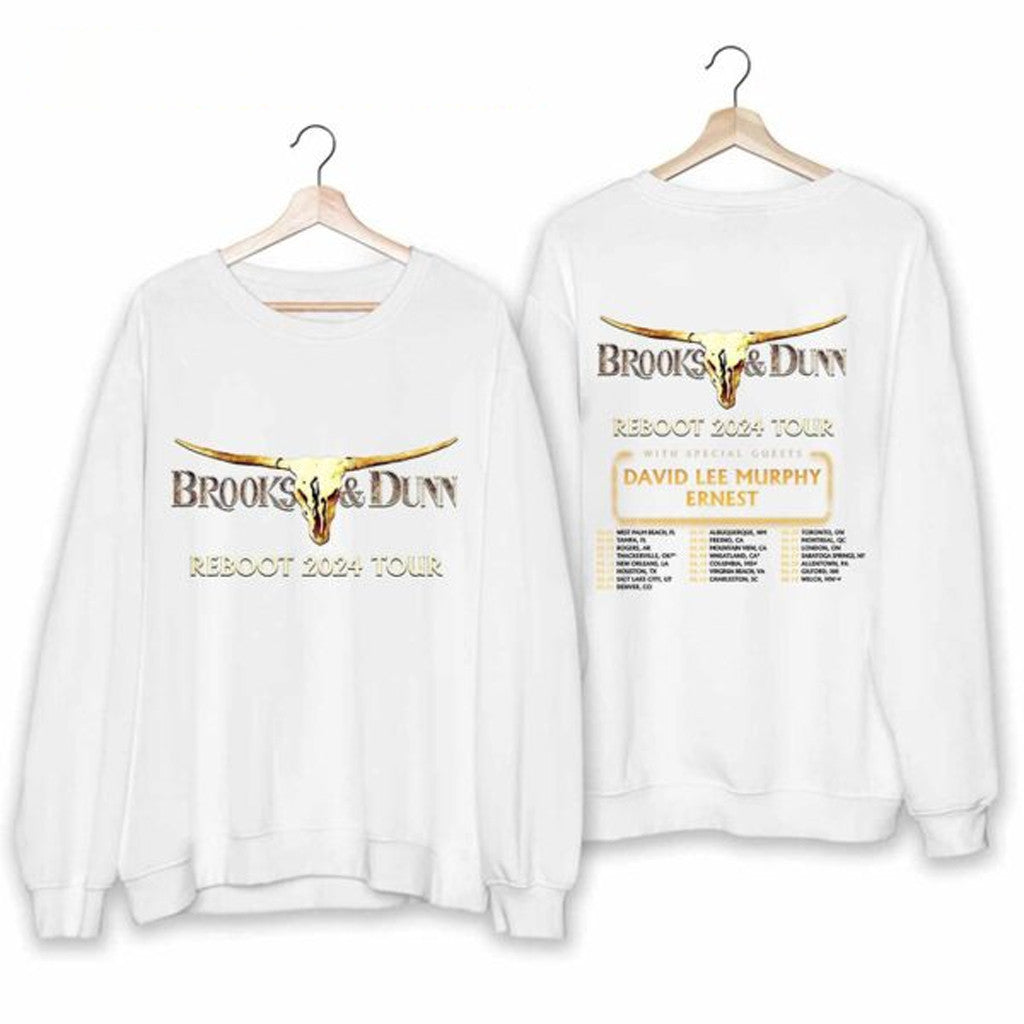 Reboot 2024 Tour Brooks And Dunn Sweatshirt Fan Merch Gifts For Husband - Lilybirchmarket
