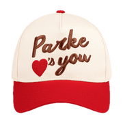 Red And Natural Parke Hat Parke Summer Drop Gift Ideas For Best Friend - Lilybirchmarket