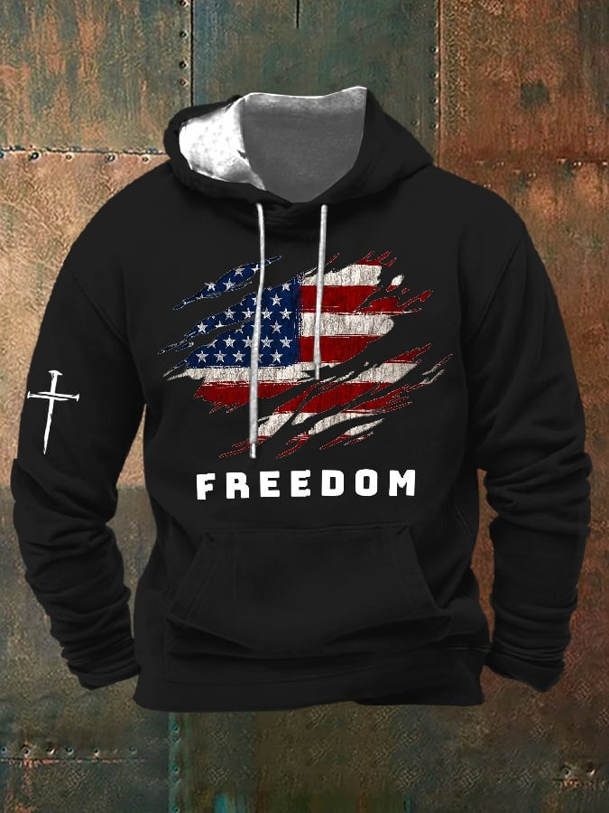 Red Charlie Kirk Freedom Hoodie American Flag RIP Charlie Kirk Memorial Apparel For Sale - Lilybirchmarket