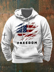 Red Charlie Kirk Freedom Hoodie American Flag RIP Charlie Kirk Memorial Apparel For Sale - Lilybirchmarket