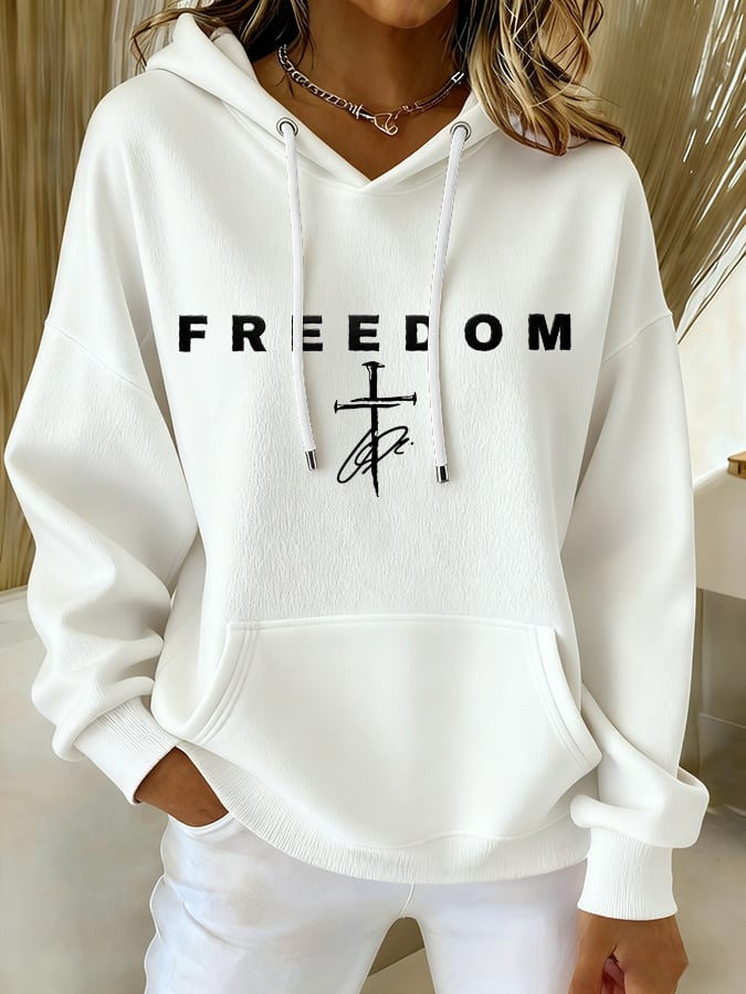 Red Charlie Kirk Freedom Hoodie Signed Rest In Peace Charlie Kirk Clothing Merch For Sale - Lilybirchmarket